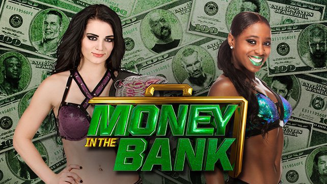 Paige defends the Divas Championship against Naomi at WWE Money in the Bank