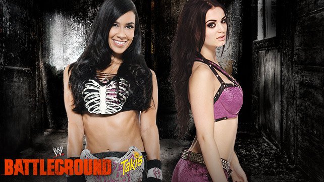 Divas Champion AJ Lee vs. Paige at WWE Battleground