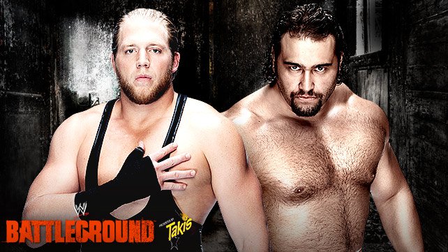 Swagger vs. Rusev at WWE Battleground