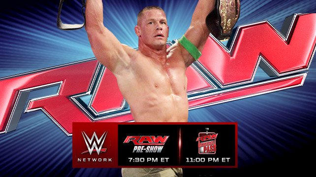 WWE RAW 28/07/2014: Zapowiedź