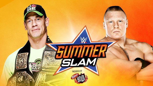 WWE World Heavyweight Champion John Cena vs. Brock Lesnar at SummerSlam 2014