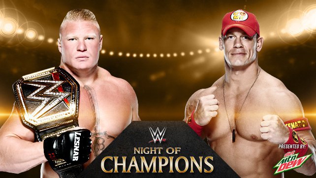 Brock Lesnar vs. John Cena at WWE Night of Champions 2014