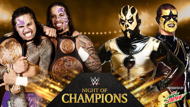 WWE Tag Team Champions Jimmy & Jey Uso vs. Gold and Stardust