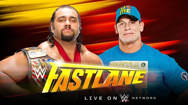 U.S. Champion Rusev vs. John Cena at WWE Fast Lane