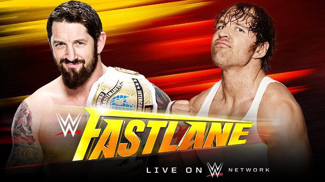 Intercontinental Champion Bad News Barrett vs. Dean Ambrose at WWE Fastlane 2015