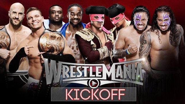 WWE Tag Team Championship Fatal 4-Way at WrestleMania Kickoff