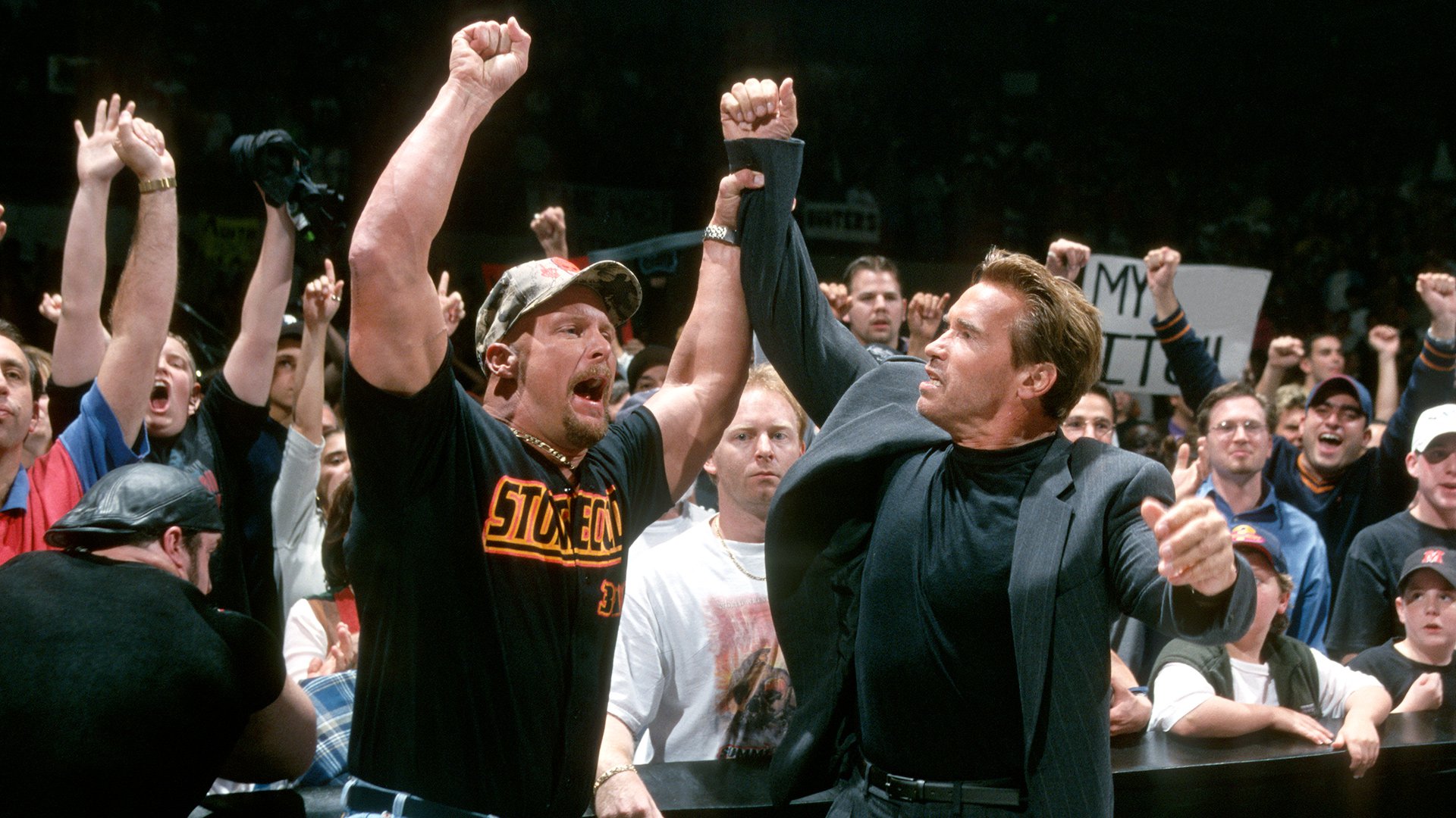 Arnold Schwarzenegger y el wrestling