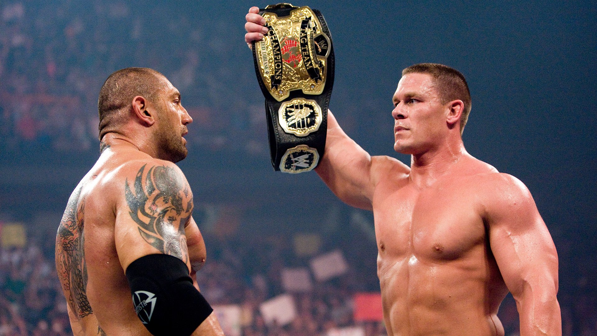 Resultado de imagen para john cena batista tag team champions