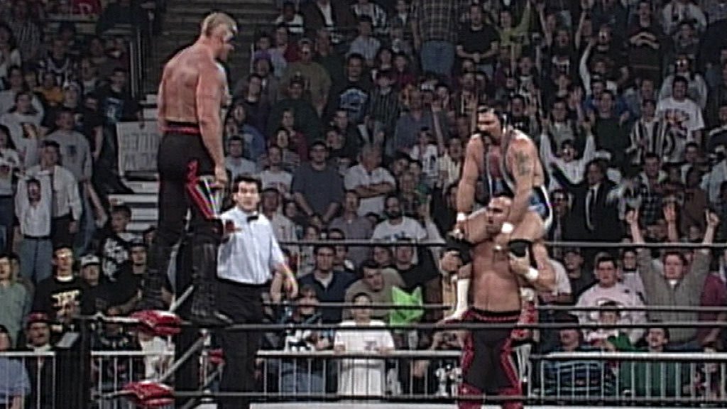 Steiner Brothers vs. Road Warriors: Nitro, March 11, 1996 | WWE