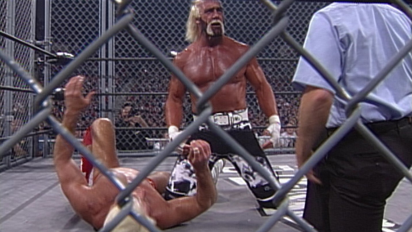 Hollywood Hogan vs. Ric Flair - WCW Championship Steel Cage Match