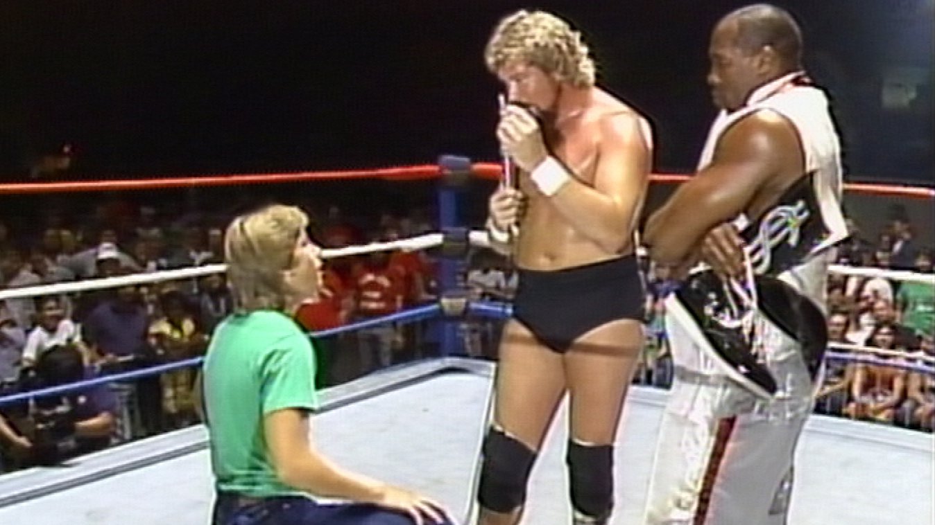 Rob Van Dam earns some extra money: Wrestling Challenge, Aug. 8, 1987 | WWE