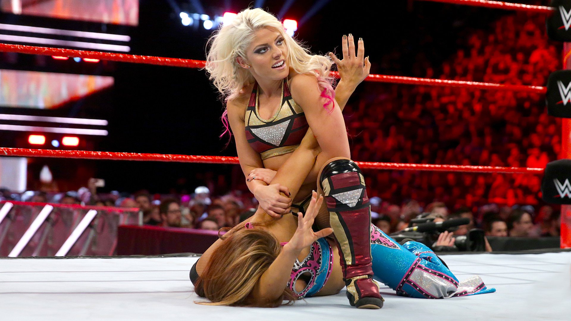 Ronda Rousey & Natalya vs. Alexa Bliss & Mickie James