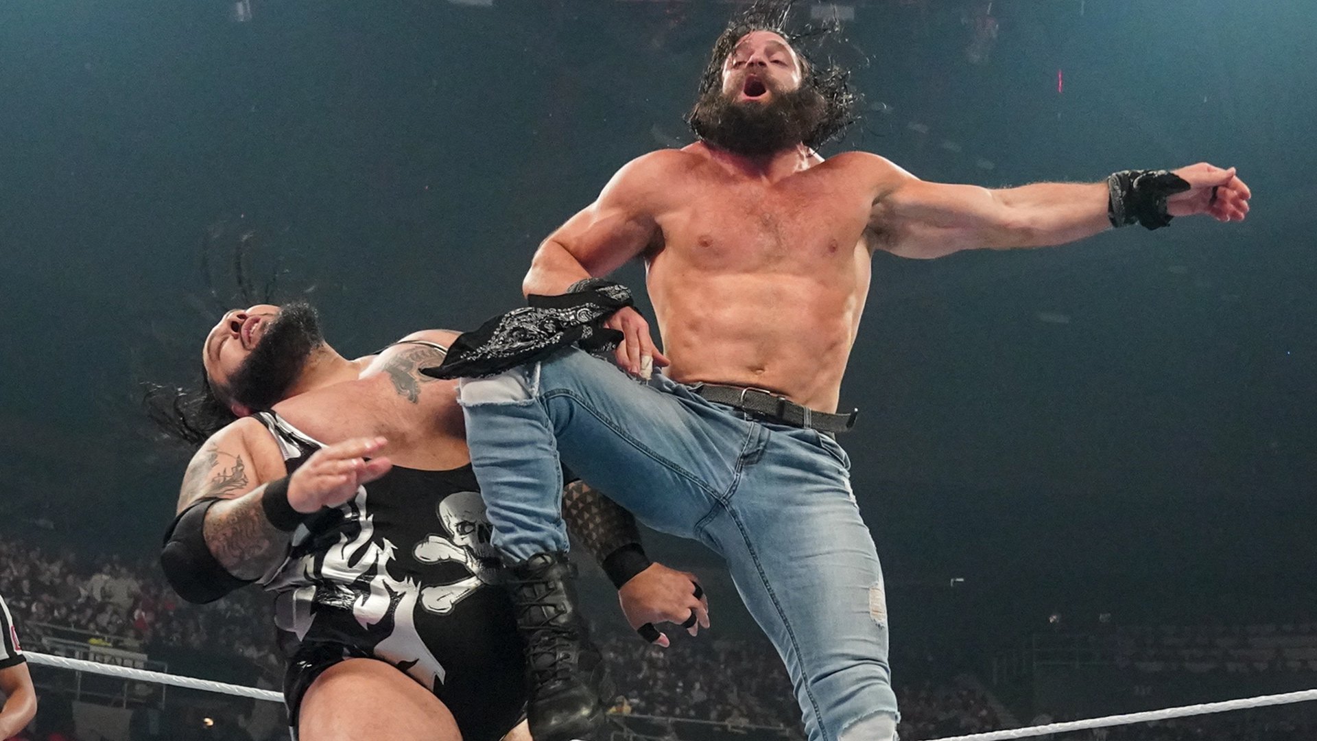 Bronson Reed absolutely destroys Elias: Raw, March 13, 2023