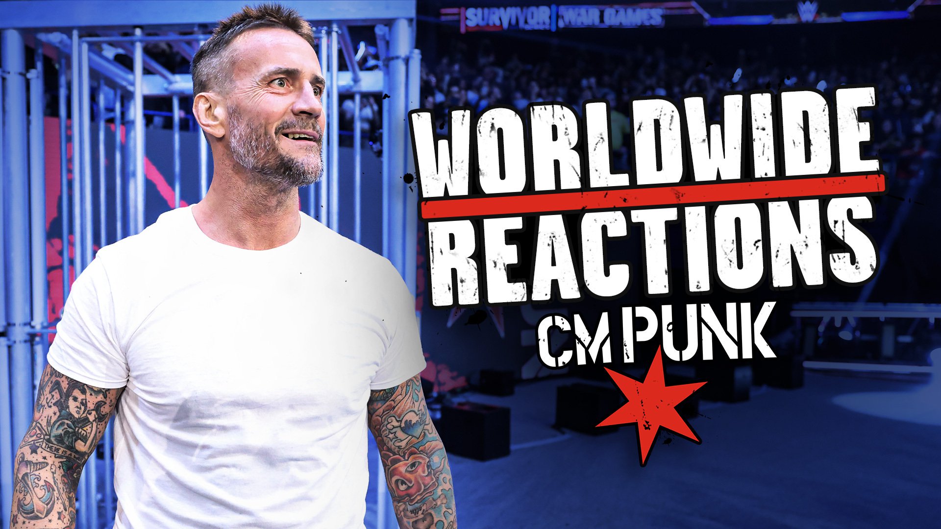 Live reactions to CM Punk's return in multiple languages