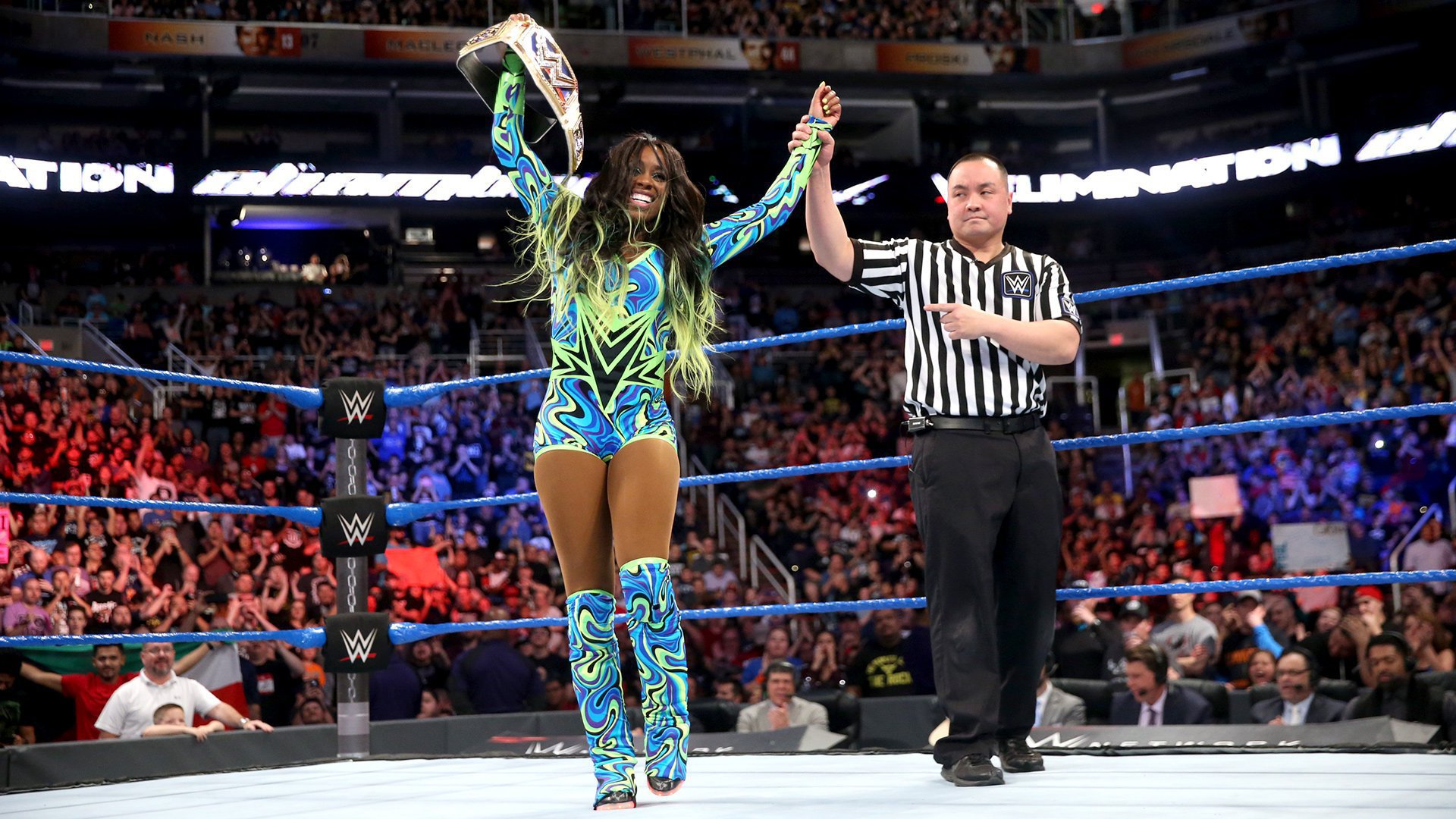 Naomi Def Alexa Bliss To Win The Smackdown Womens Championship Wwe