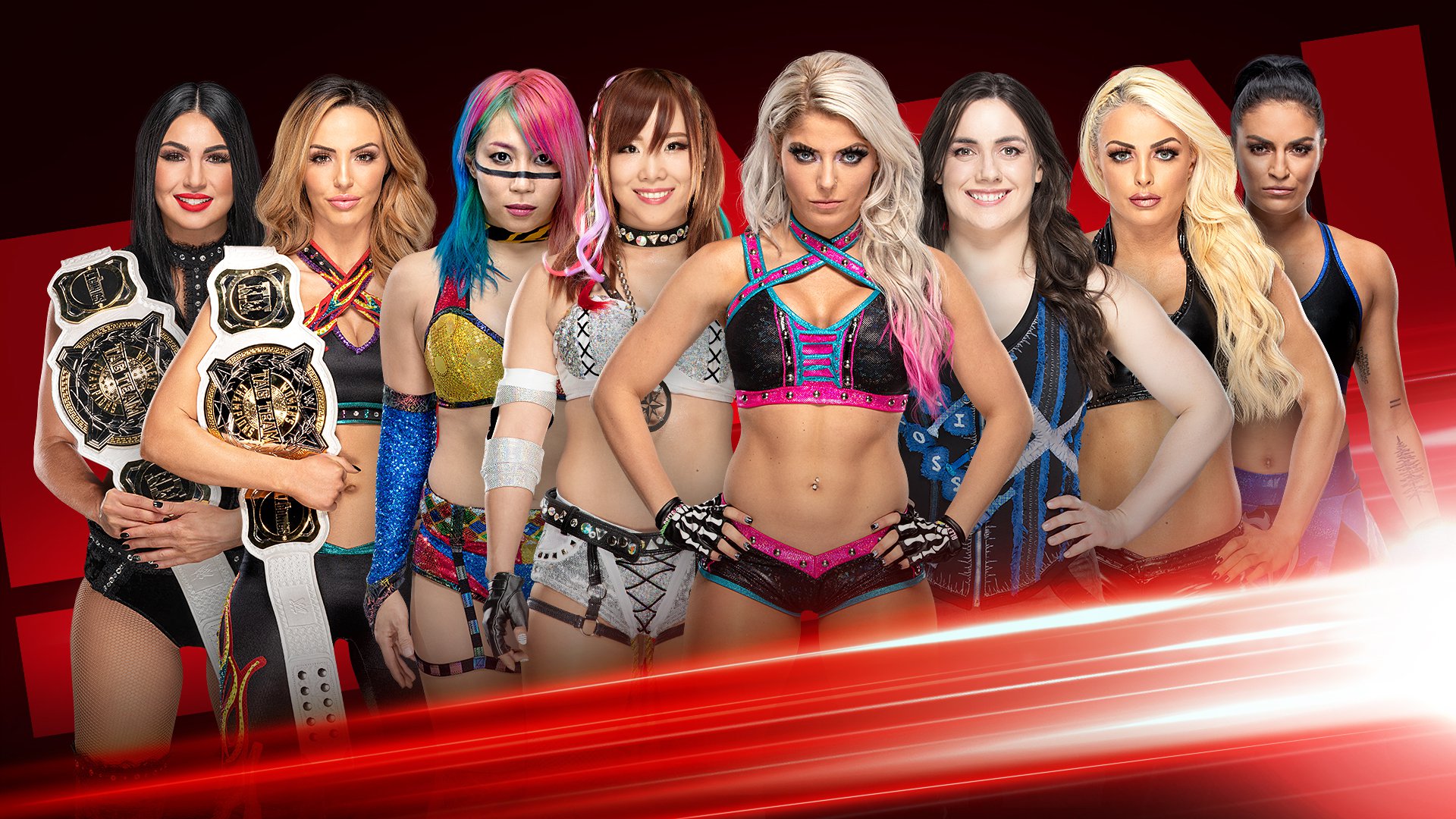 WWE Women's Wrestling lot of 11 high quality.