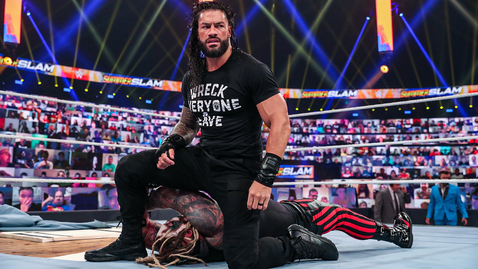 SummerSlam 2020 was held with fans on video. (WWE)