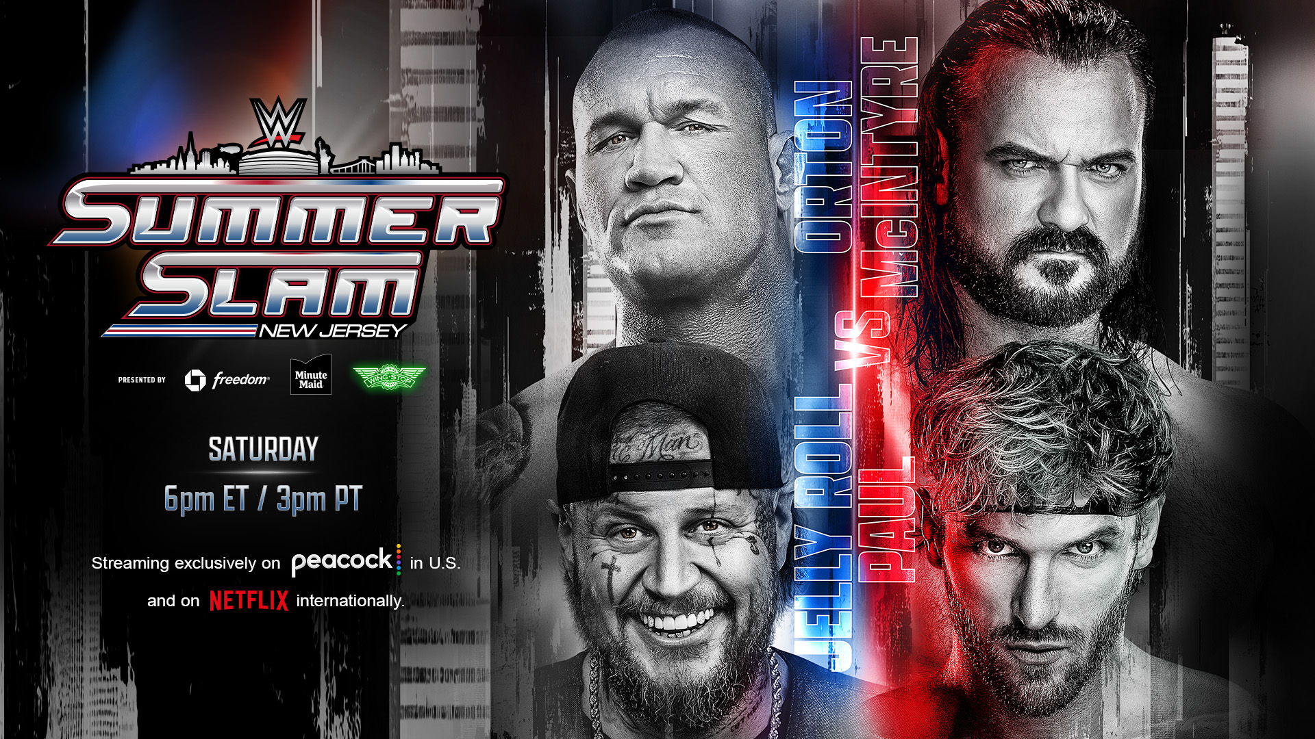 Jelly Roll & Paul vs Orton & McIntyre