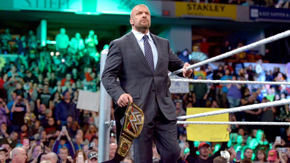 Triple Champ Triple H Champion