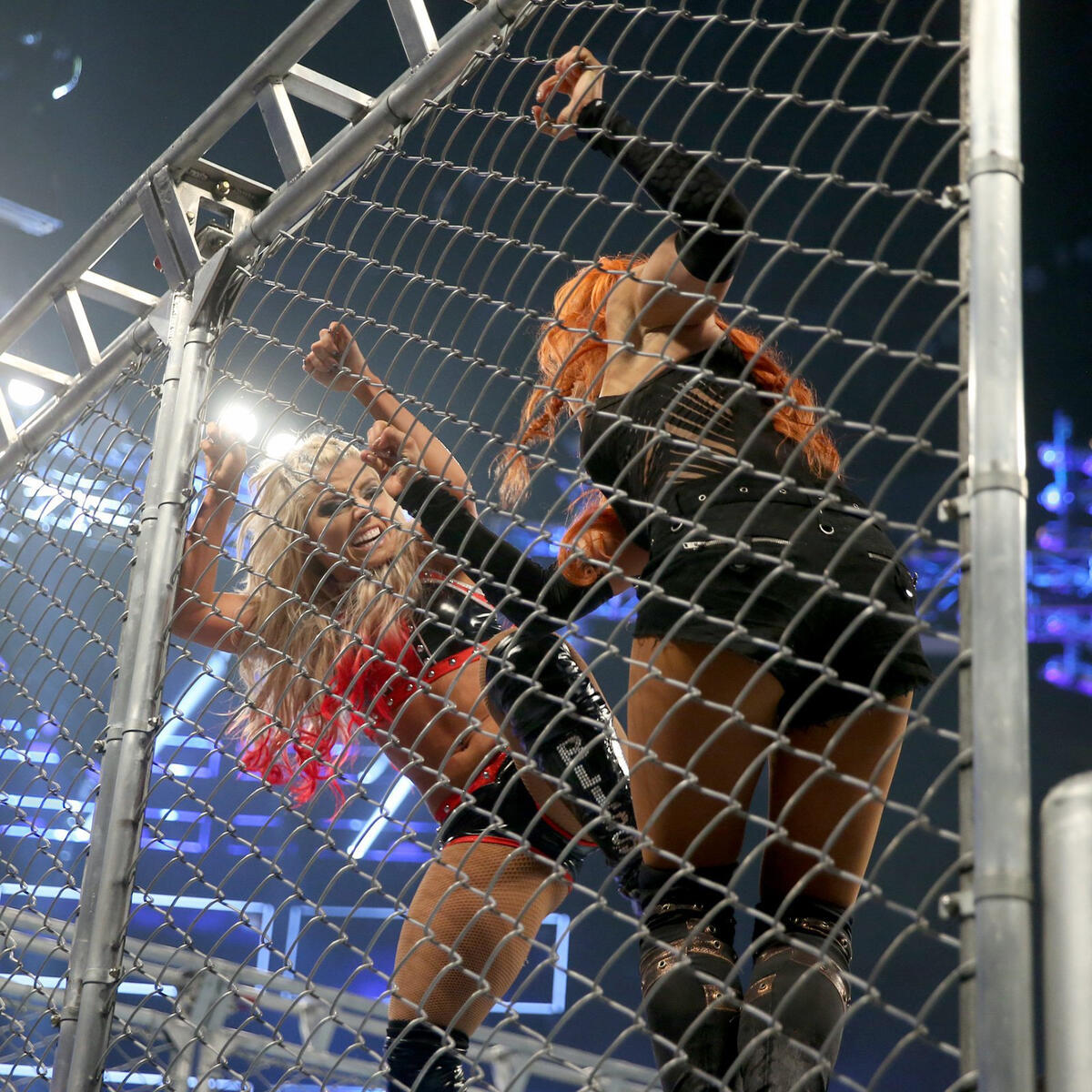 Becky Lynch vs Alexa Bliss  Steel Cage Match by SkyHighRollins on  DeviantArt