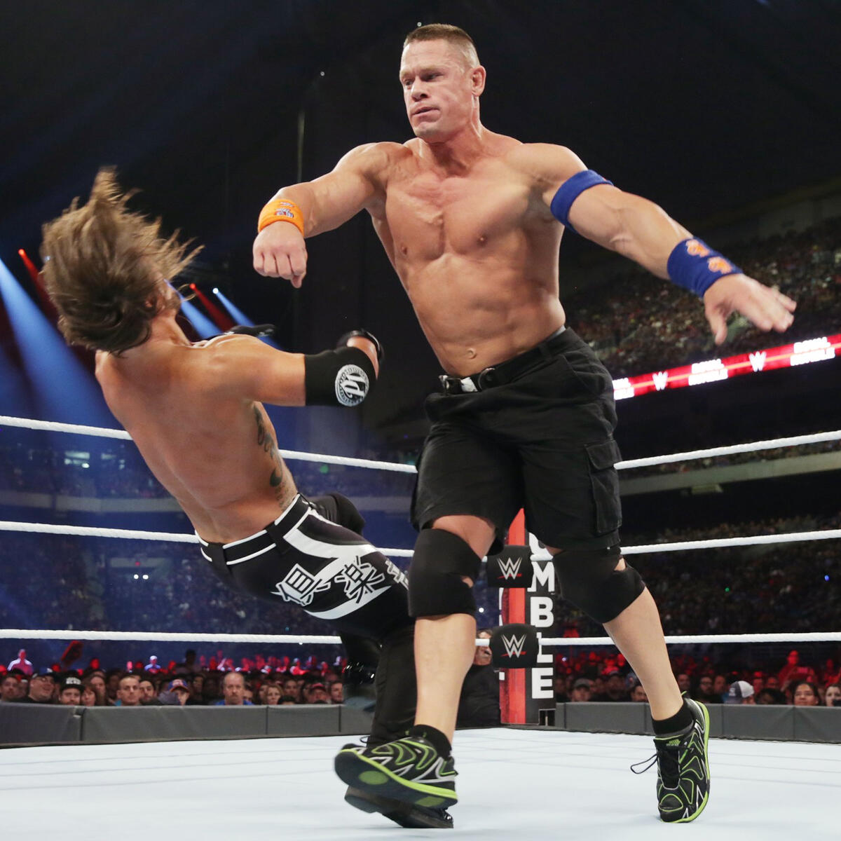 Aj Styles Vs John Cena Wwe Championship Match Photos Wwe