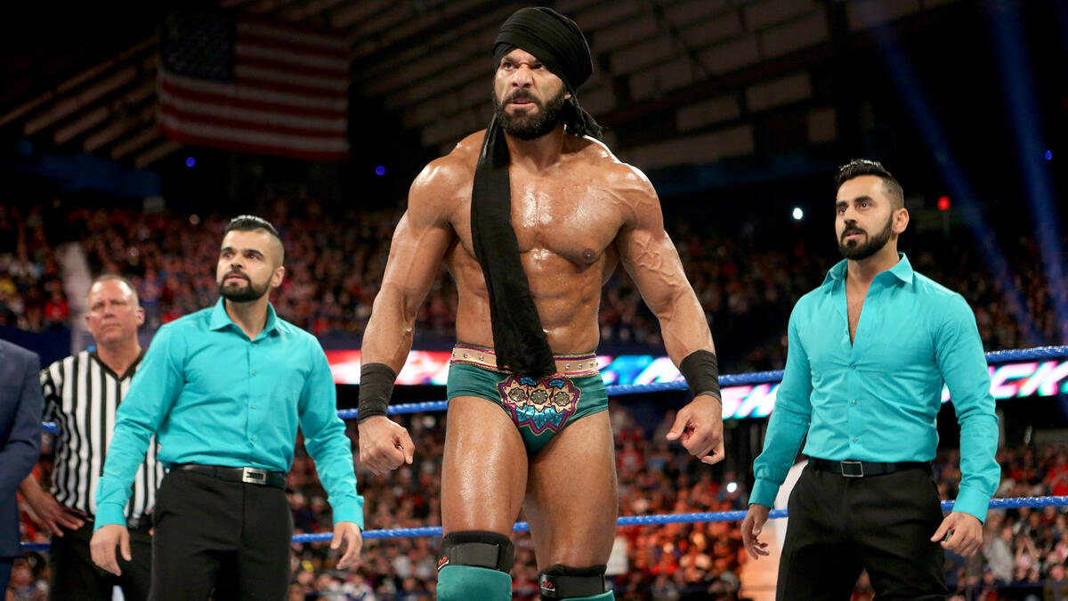With The Singh Brothers by his side, Jinder Mahal awaits the WWE Champion at WWE Backlash.