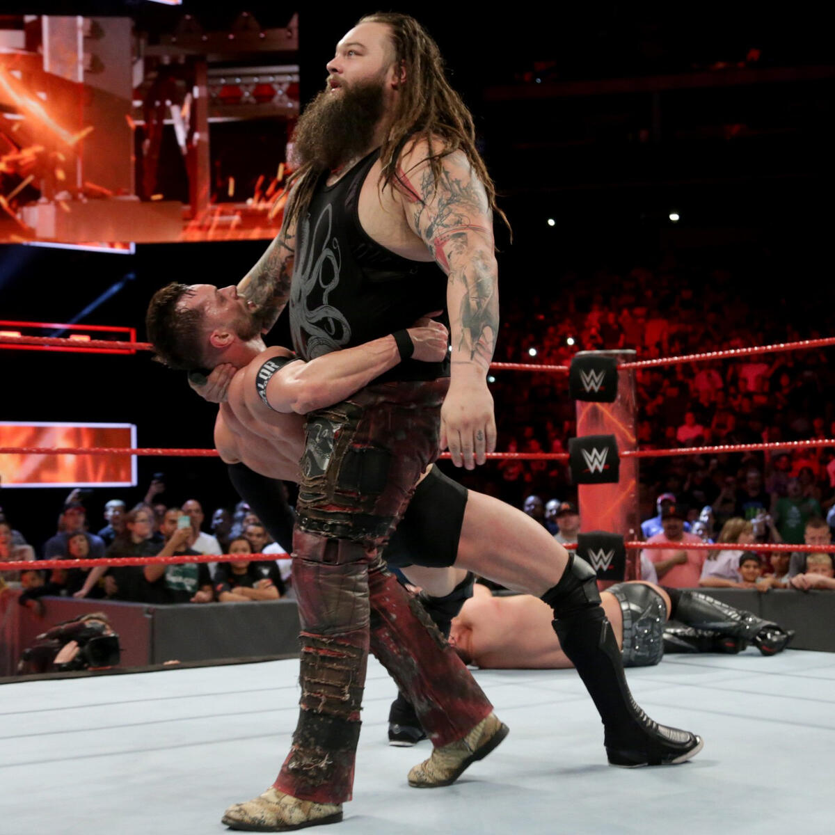 Wyatt and Finn Balor (Picture: WWE)