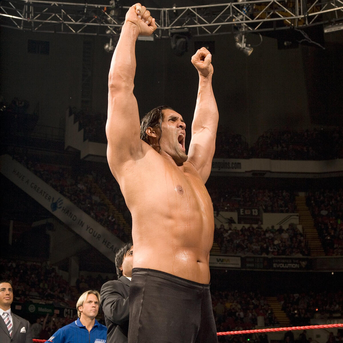 wwe khali fight