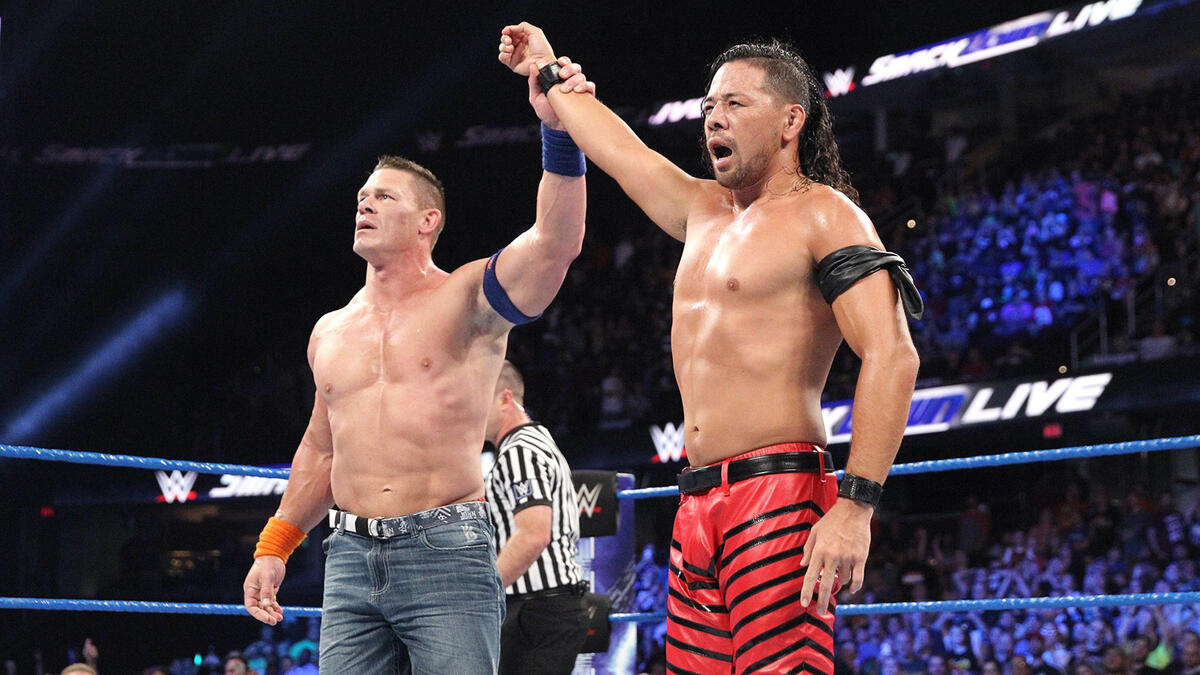 Cena and Nakamura (Picture: WWE)