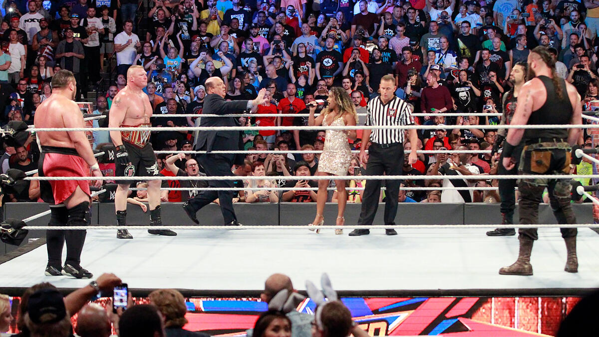 Ww Wwe Roman Reigns Versus Brock Lesnar