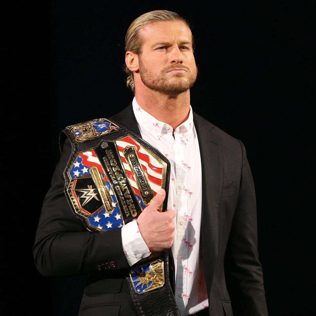 New United States Champion Dolph Ziggler makes his way to the squared circle.