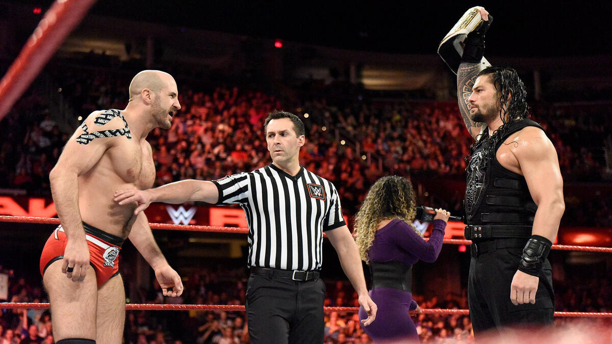 Roman Reigns Cesaro – Championship Match: photos | WWE