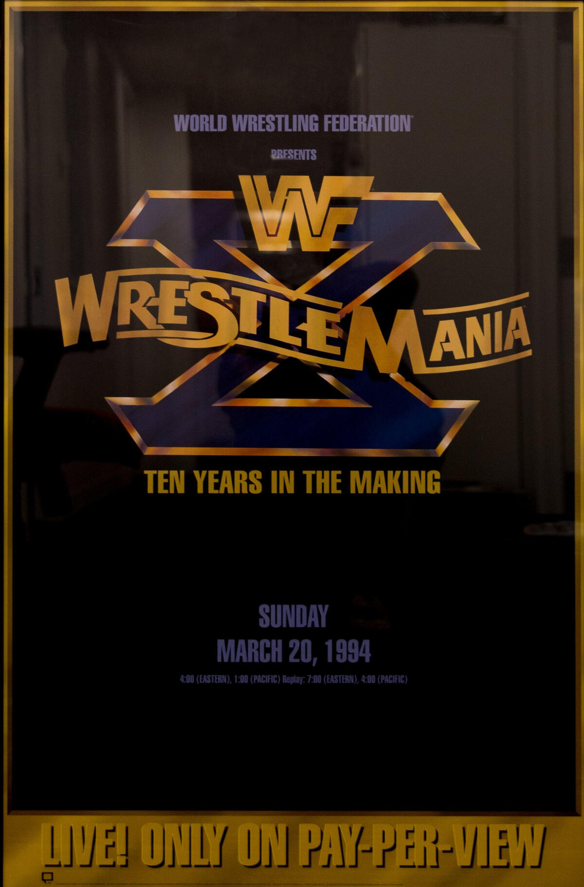 wrestlemania 10 poster