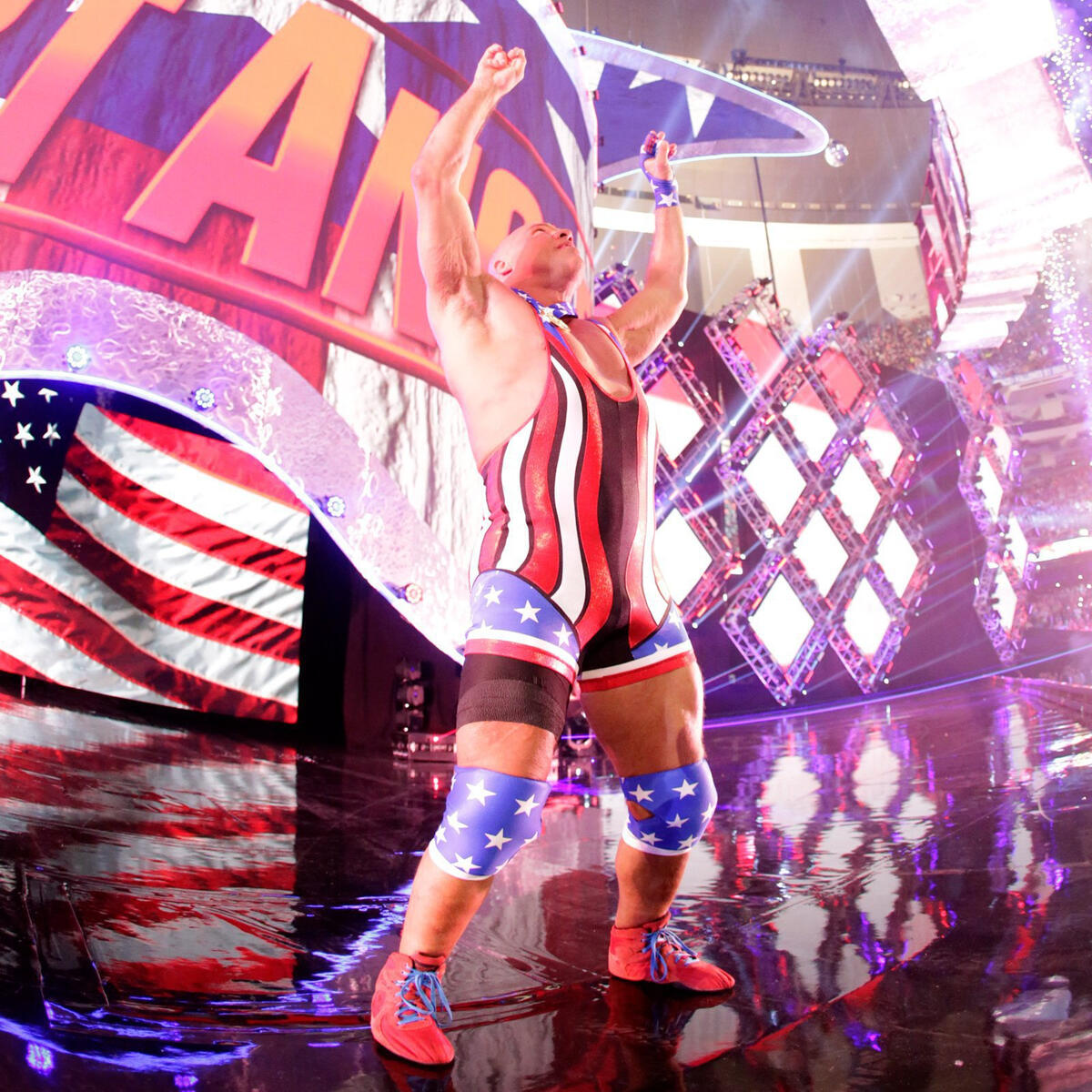 Kurt Angle and Ronda Rousey vs image