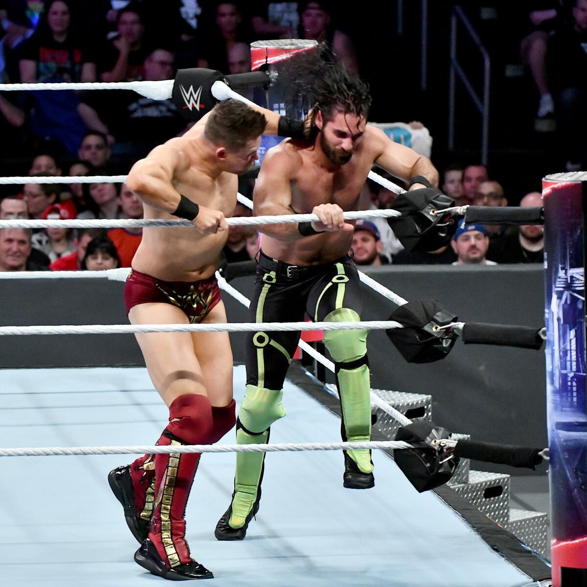 Seth Rollins vs. The Miz - Intercontinental Championship Match: photosWWE