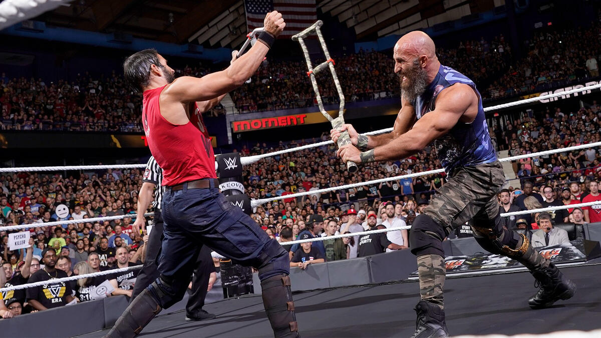 Johnny Gargano and Tommaso Ciampa take their bitter rivalry to a Chicago Street Fight.