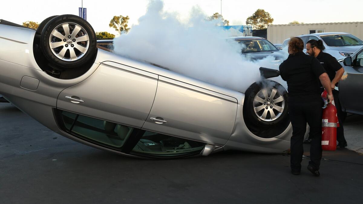 Braun Strowman destroys Kevin Owens' car: photos | WWE