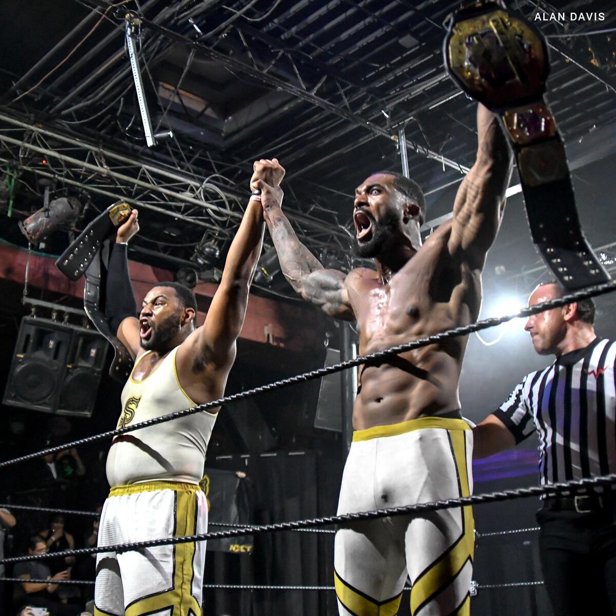 Fabian Aichner and Street Profits win championships in EVOLVE Wrestling: photos | WWE