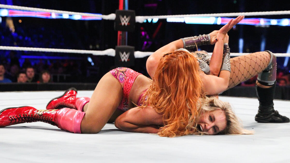Lynch vs. Flair - SmackDown Womenâ€™s Title Rematch (If Becky gets DQâ€™ed, she...