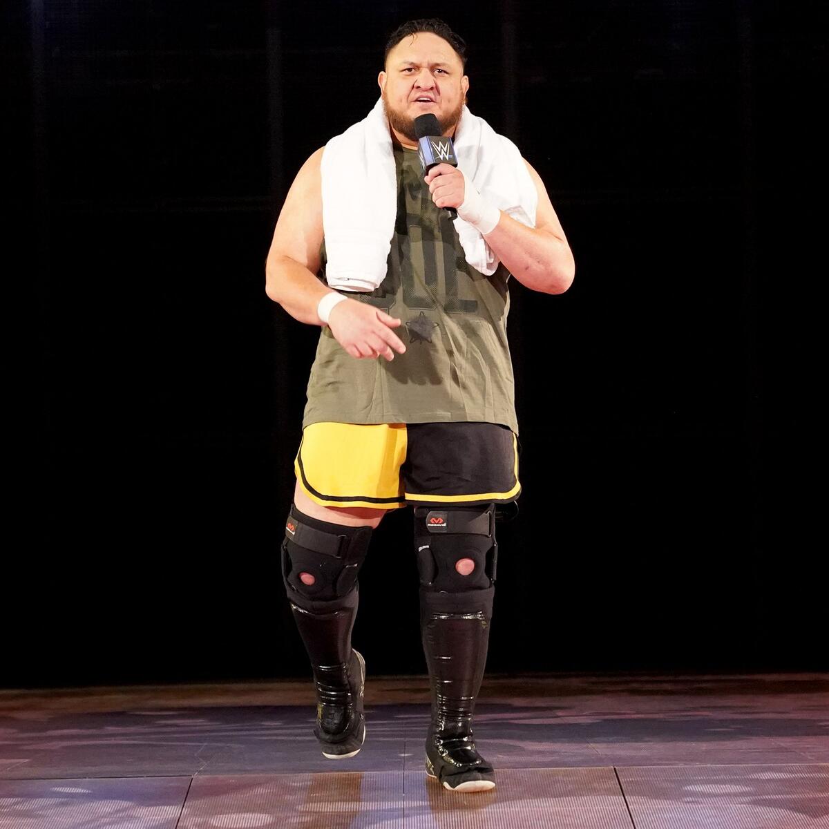 Samoa Joe isnât asking for permission, and he demands they get out of his ring so he can have a championship match.