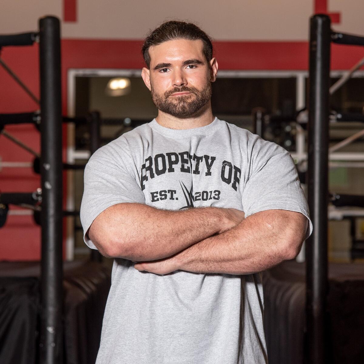 Nick Comoroto is a 6-foot-4, 265-pound bruiser whose ferocious demeanor inside the ring earned him the moniker "The Freak Beast."