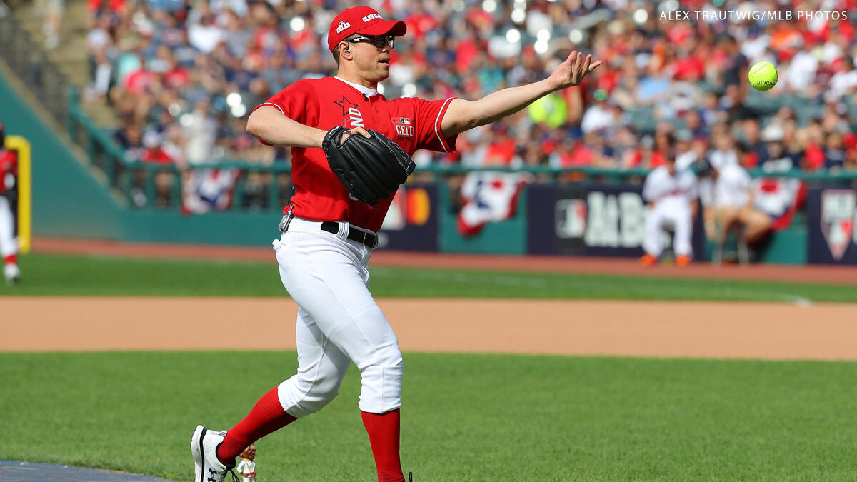 The Miz leads Cleveland against the World at the MLB Celebrity Softball Game  