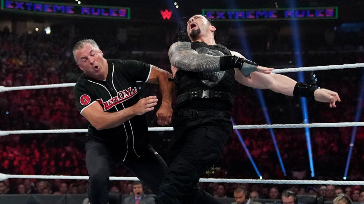 The Undertaker Roman Reigns Vs Shane Mcmahon Drew Mcintyre