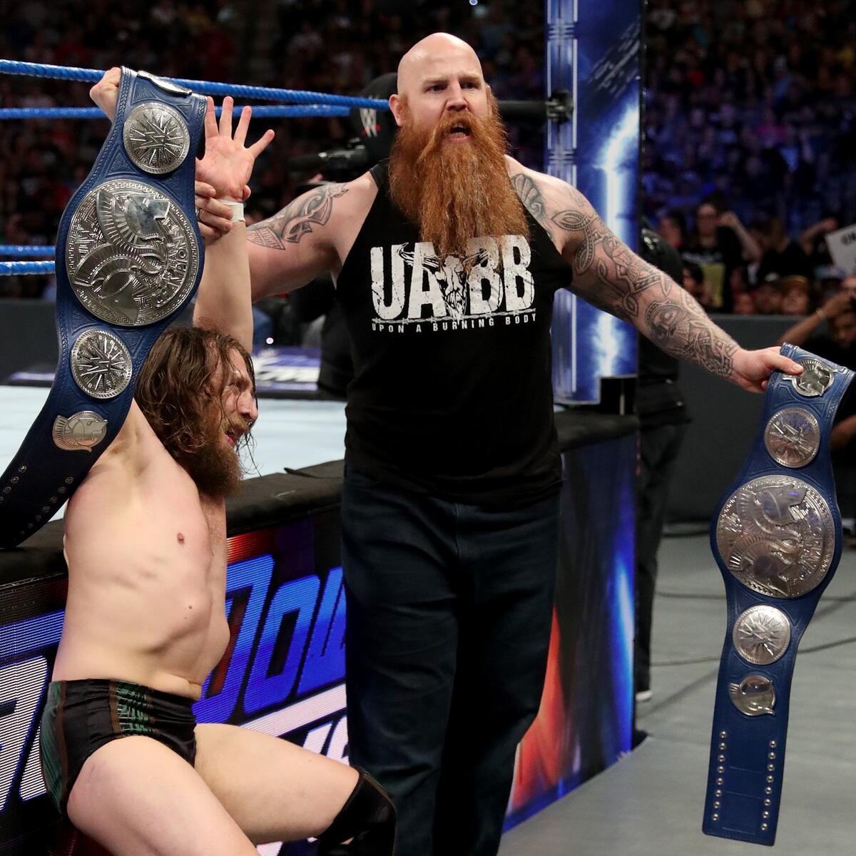 SmackDown LIVE, July 2, 2019: Texas-based heavy metal band Upon A Burning Body.