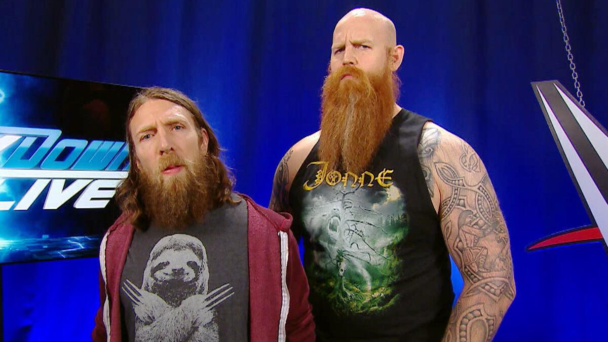 SmackDown LIVE, 27 de agosto de 2019: banda acústica de folk metal Jonne, liderada por el líder de Korpiklaani Jonne Järvelä.