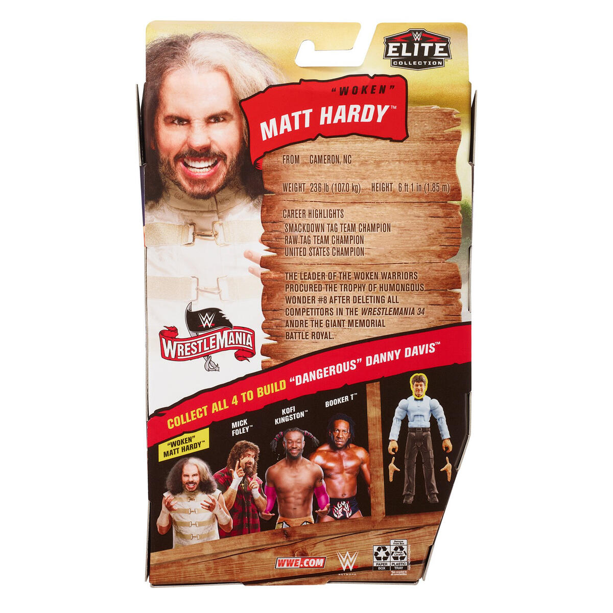 Matt Hardy WWE Mattel Elite Series Wrestlemania 36 Action Figure NEW 