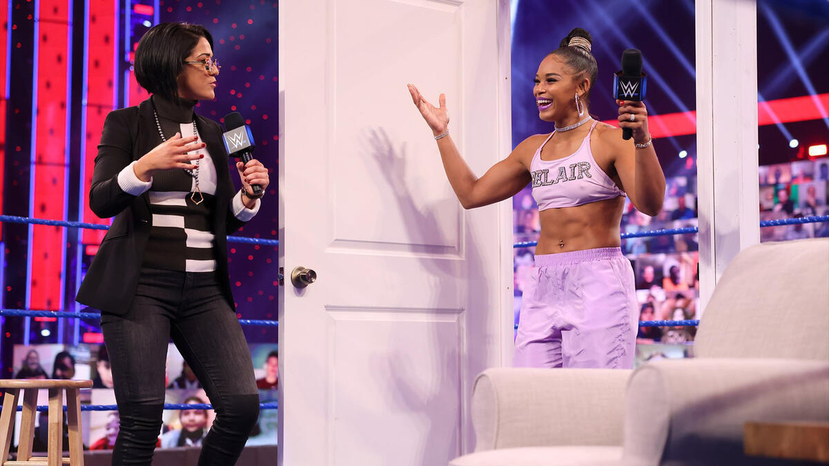 Bianca Belair was the first guest on the premier edition of Ding Dong, Hello!