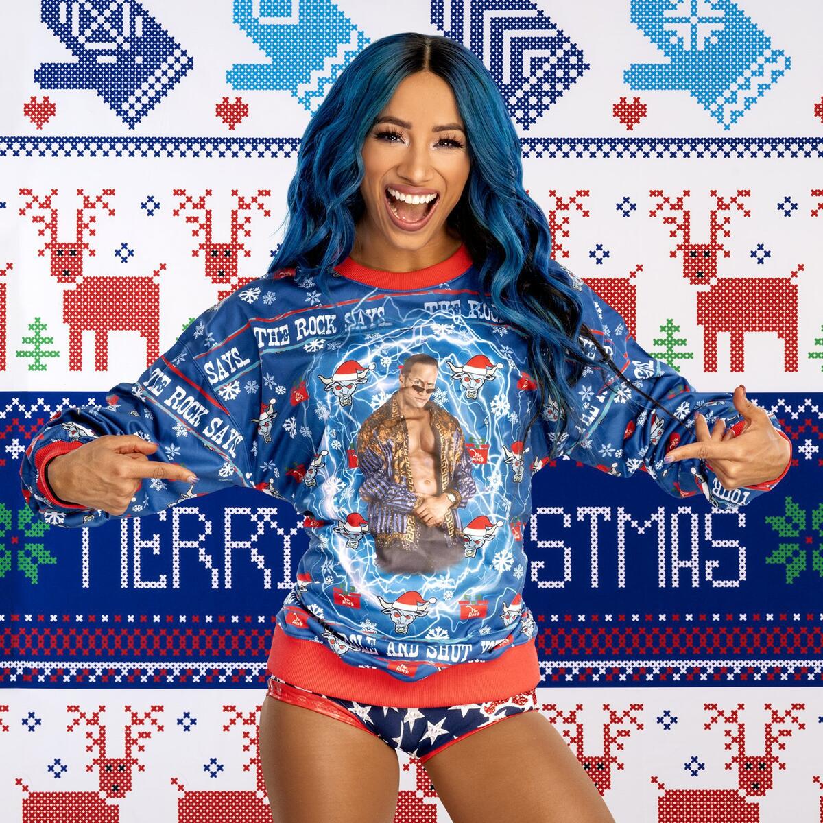 Superstars wear ugly holiday sweaters: photos | WWE