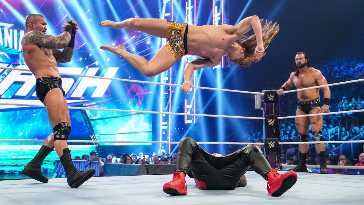 Drew McIntyre & RK-Bro vs. Roman Reigns & The Usos: photosWWE