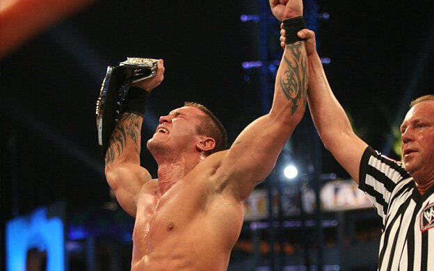 Triple Threat For The Wwe Championship Randy Orton Vs John Cena